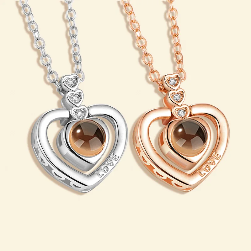 2019 новые подвески и ожерелья I love you ювелирные изделия сердце кулон для женщин