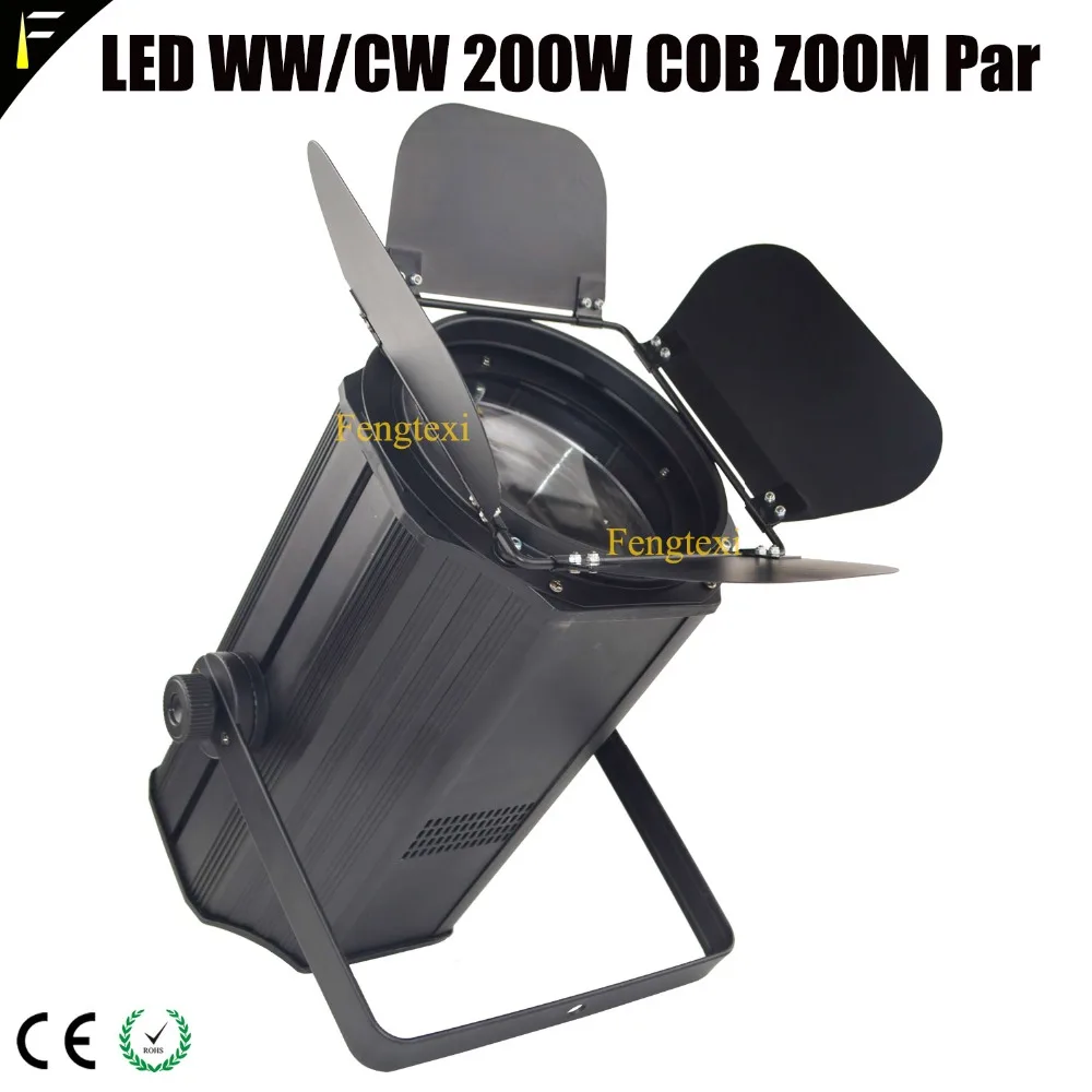 COB LED Theatre Zoom 200 Вт точечный свет корпус Par Can с дверью сарая регулируемый 11 ~ 60
