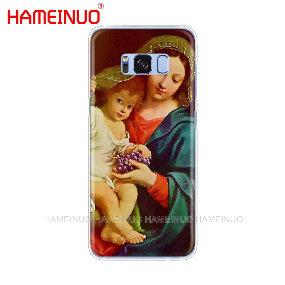 HAMEINUO Дева Мария христианская Рождество чехол для мобильного телефона Samsung Galaxy S9 S7