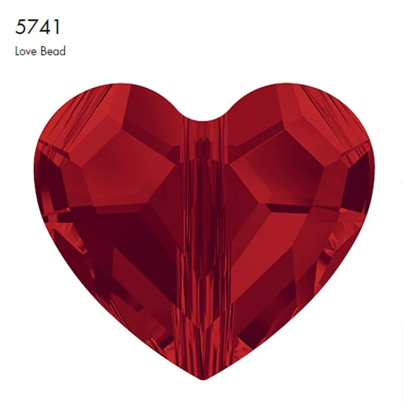 MS Betti Кристалл от Swarovski 5741 love бусина вертикальное отверстие из Австрия Свободные Стразы DIY Изготовление ювелирных изделий