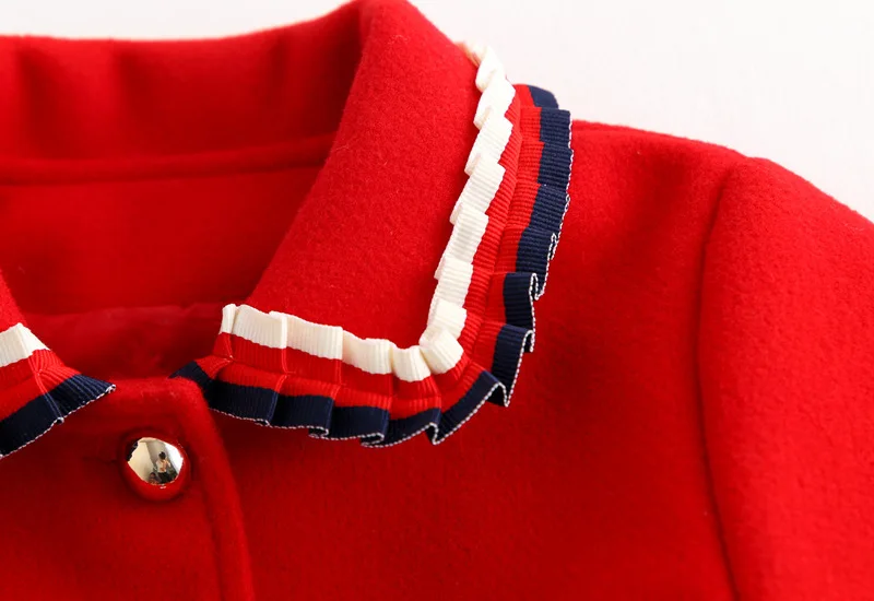 2 шт. детские шерстяные куртки и юбка для девочек|Комплекты одежды девочек| |