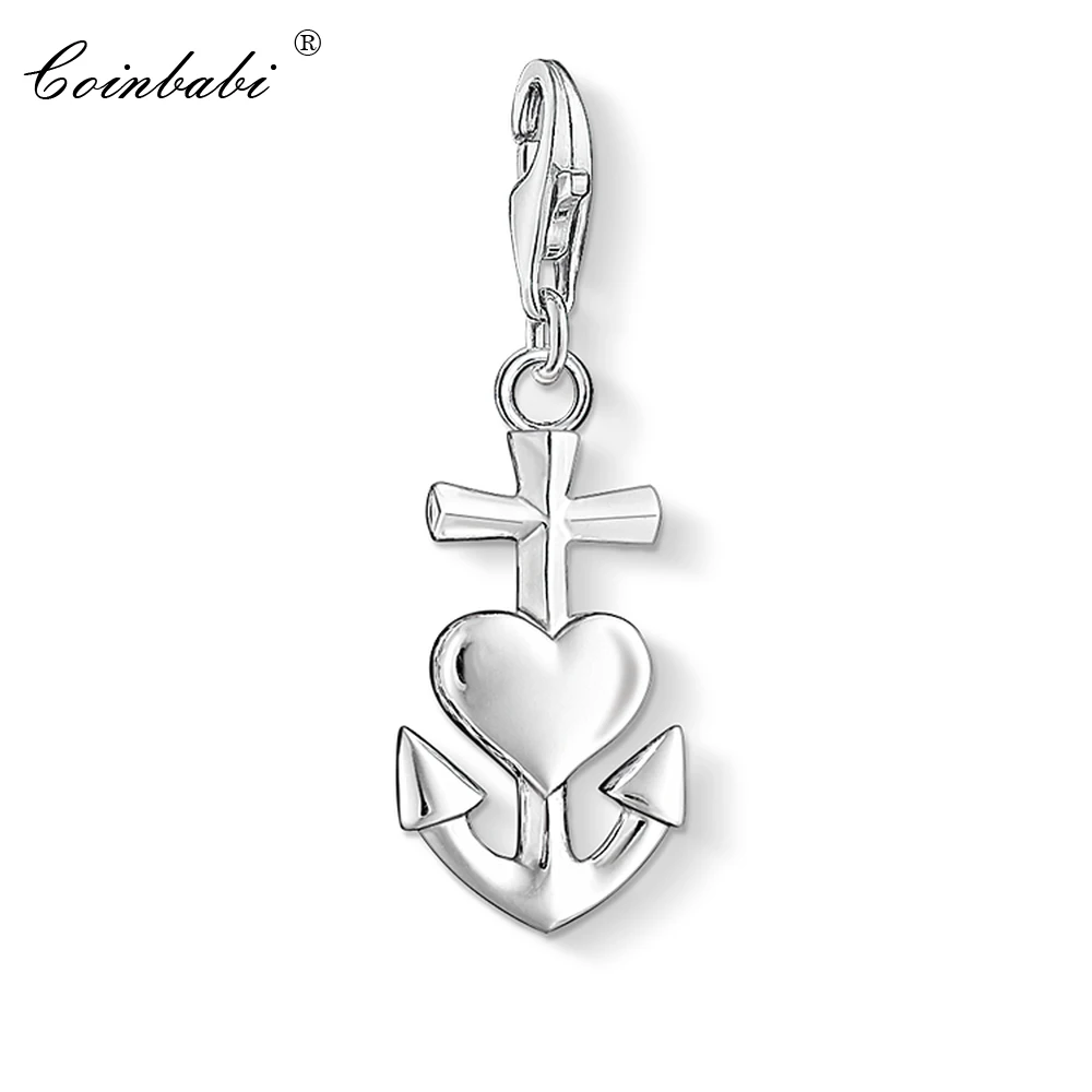 Charm Pendant Faith Hope Love 2018 Fashion Jewelry Classic Real Authentic 925 Sterling Silver Gift For Women Men Fit Bracelet | Украшения и