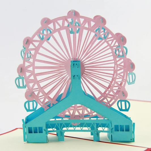 

Ferris Wheel Pop up card 3D card ferris