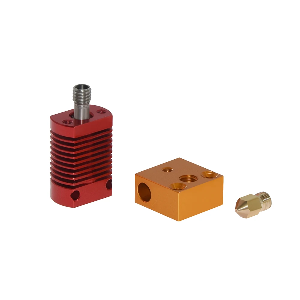 Funssor Creality CR 10/Ender hotend Набор для 10S 3D принтер MK10 Экструзионная PTFE трубка 0 4 мм Насадка