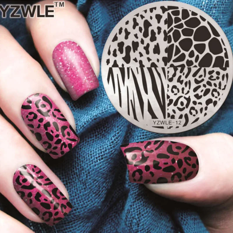 30 видов нержавеющей стали ногтей штамповки цветы шаблон инструменты аксессуары