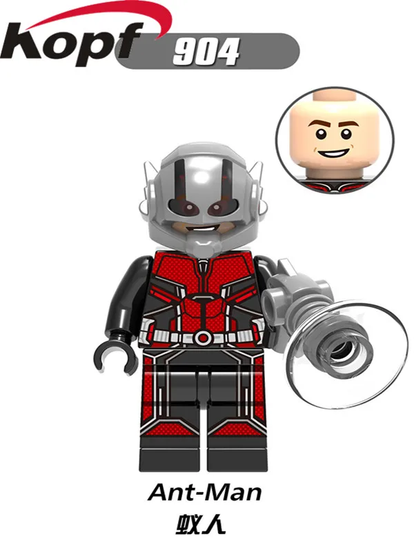 904 Without Box Одиночная строительные блоки Супер Герои фигурки Antman ОСА Железный человек барон Земо Erik Selvig фигурки Детские модельные игрушки X0197 - Цвет: 904 Without Box