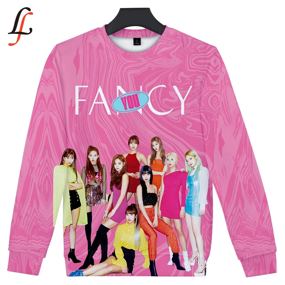 Женская толстовка с 3D-принтом Twice Fancy You в стиле хип-хоп худи и свитшоты одежда для