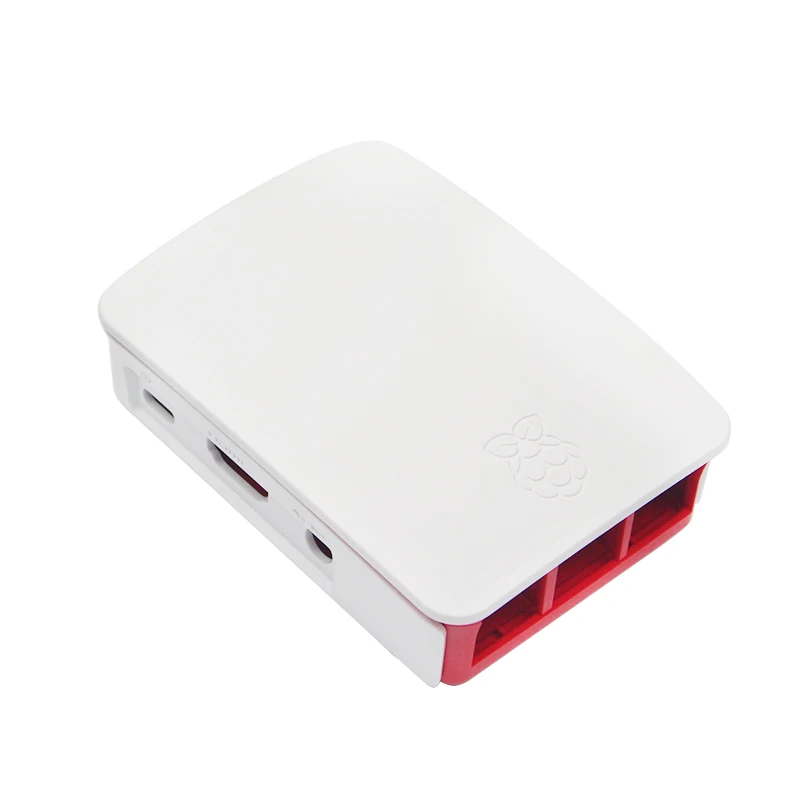Пластиковый защитный чехол для Raspberry Pi 3 цвет красный и белый|Аксессуары