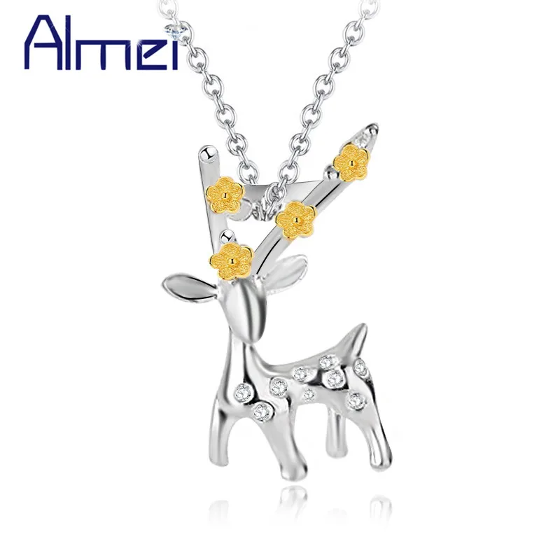 Женское Ожерелье с оленями ювелирное изделие в стиле ретро скидка 5% HP272|deer