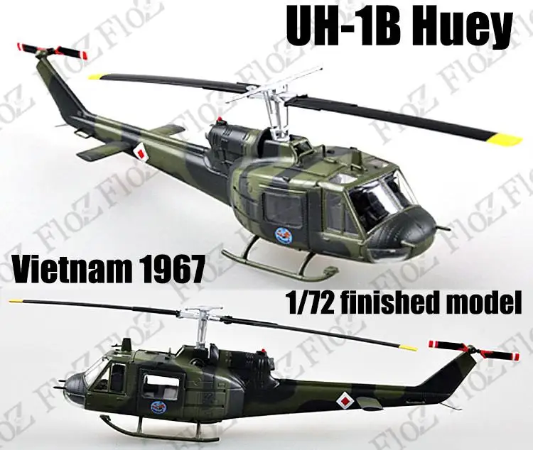 UH 1 Iroquois Huey вертолет Вьетнам 1/72 самолет без литья под давлением легкая модель| |