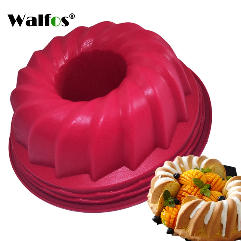 WALFOS 1 шт. в комплекте кольцо силиконовая форма для выпечки торта сковороды хлеба