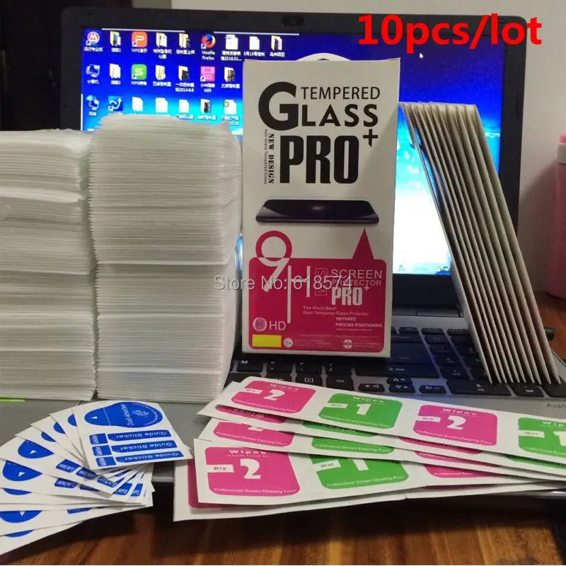 Закаленное стекло 10 шт./лот оригинальная Взрывозащищенная защитная пленка 9H для