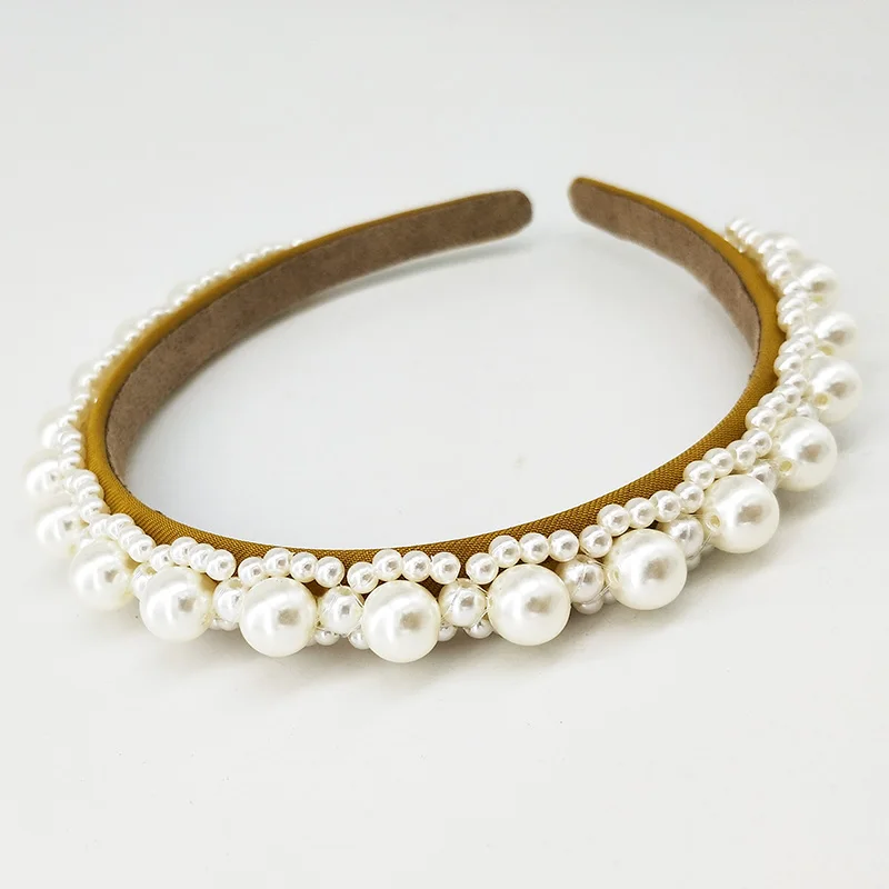 Ободок для волос с жемчужинами аксессуары 3 цвета ободок красивый обруч