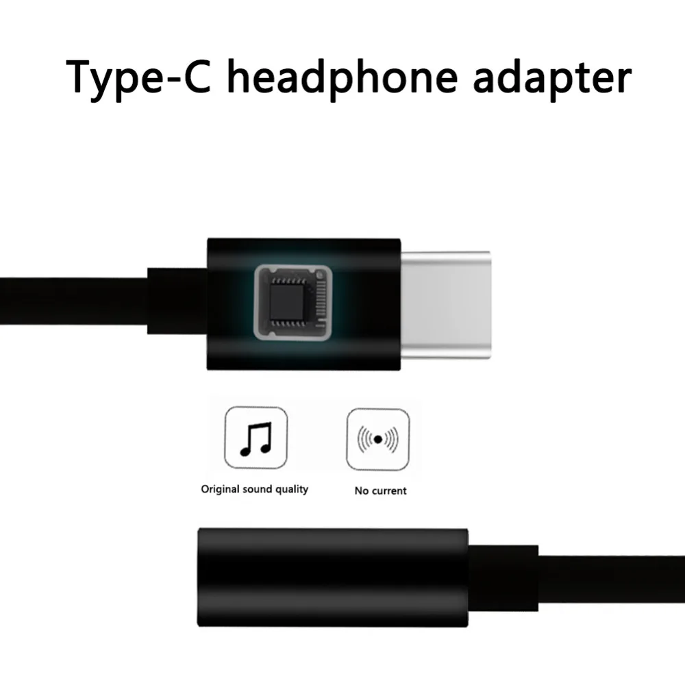 Адаптер для наушников с разъемом USB Type-C на 3 5 мм аудиокабель AUX Samsung LG Nexus Oneplus Nokia