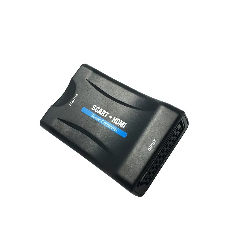 Высококлассный конвертер 1080P SCART в HDMI видео аудио адаптер для HD ТВ DVD Sky Box STB