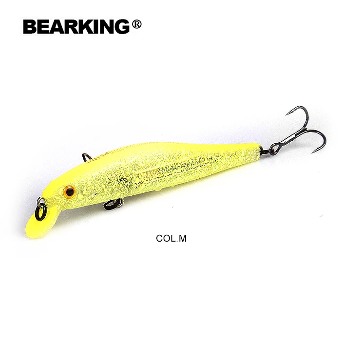BEARKING 9 см 10 г Горячие рыболовные снасти shone SP приманки гольян Кривошип, вольфрам магнит вес системы воблер наживка isca искусственный - Цвет: M