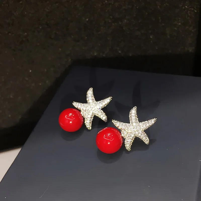 Серьги GLE5303AY женские с микро-инкрустированными цирконами | Украшения и