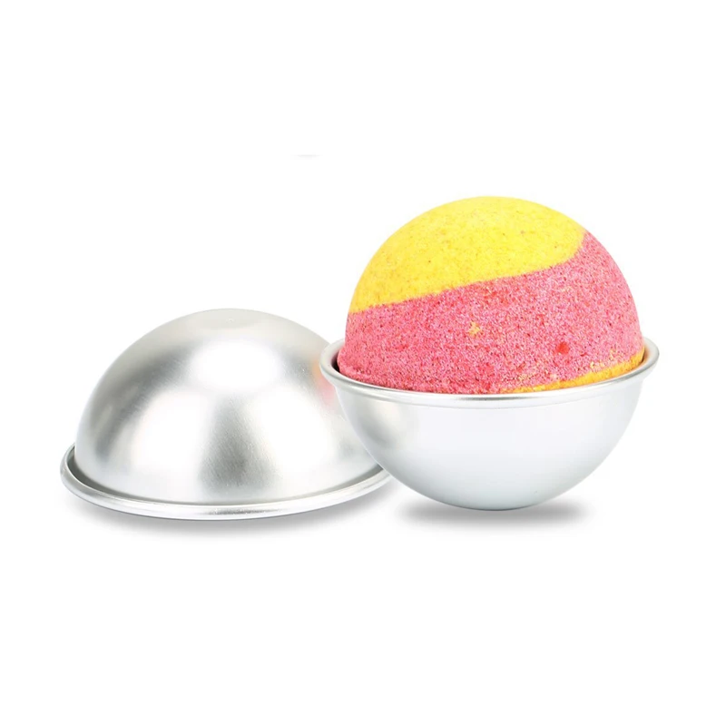 6pcs/set Aluminum Alloy Ball Sphere Shape Bath Bomb Mold Baking Bakeware Set | Дом и сад