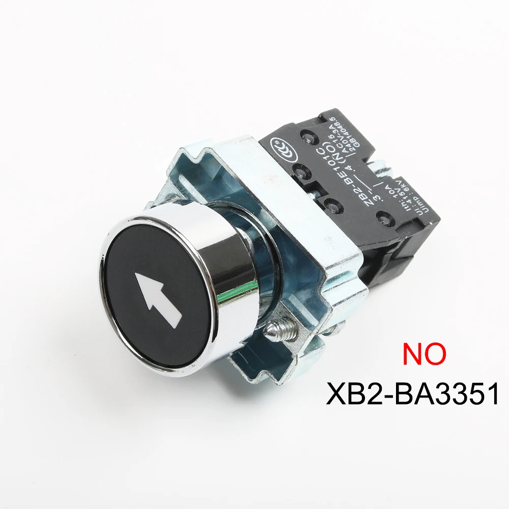 XB2-BA4342 BA3331 BA3351 BA4322 BA3311 BA3341 без/NC мгновенная плоская кнопка с меткой переключатель самосброс 22 мм