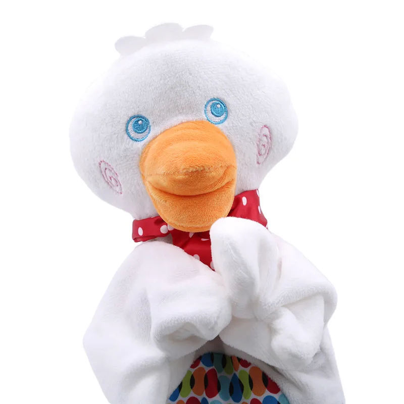 Cartoon Cat Animal Hand Puppet Muppets Plush Toy Doll Monkey Frog Duck Appease Towel Puppets For Kids | Игрушки и хобби