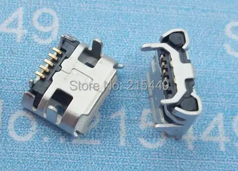 100 шт./лот Micro 5pin usb разъем 4 85 расстояние для многих мобильных и планшетных