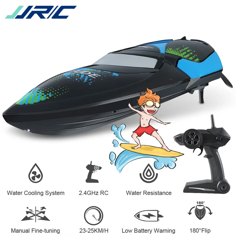 JJRC самонастраивающаяся портативная Мини RC лодка S1 S2 S3 пульт дистанционного