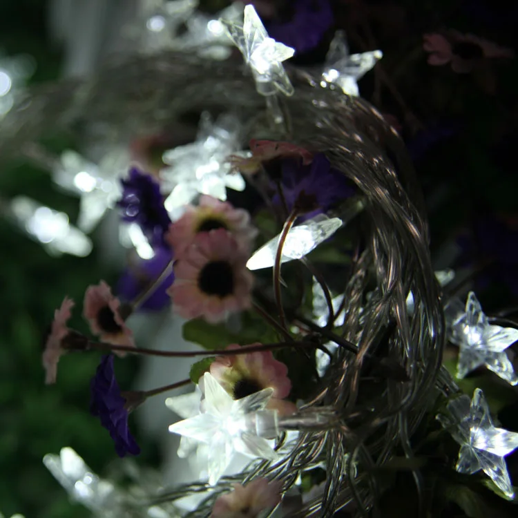 Гирлянда с пятиконечными звездами 8 м 50 светодиодов|christmas garland decoration|lighting weddingsfairy