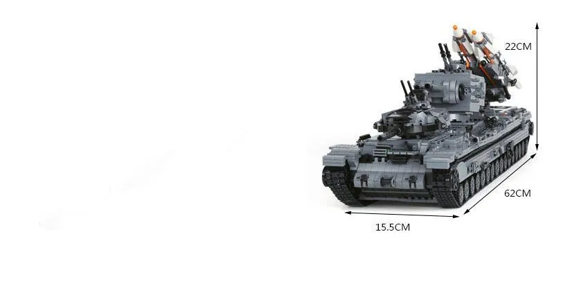 Новинка 06006, креативная военная модель kv-2, танк, ракета, грузовик, строительные блоки, развивающие кирпичи, детские игрушки сделай сам, мечта