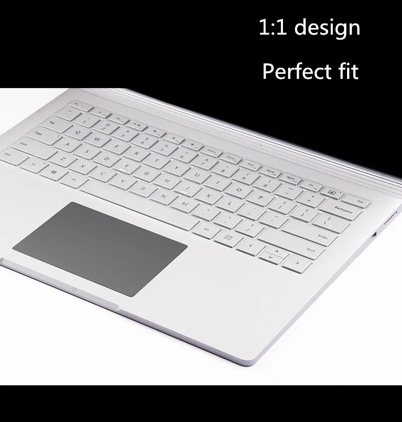 Моющийся чехол для клавиатуры ноутбука 2 шт. Microsoft Surface Book 13 5 дюйма Силиконовый