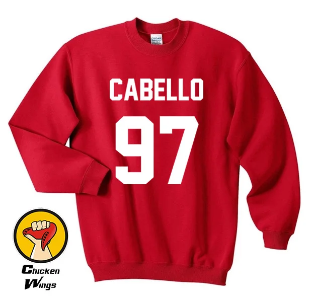 Camila Cabello рубашка 97 Fifth Harmony одежда свитер с круглым вырезом унисекс много цветов XS