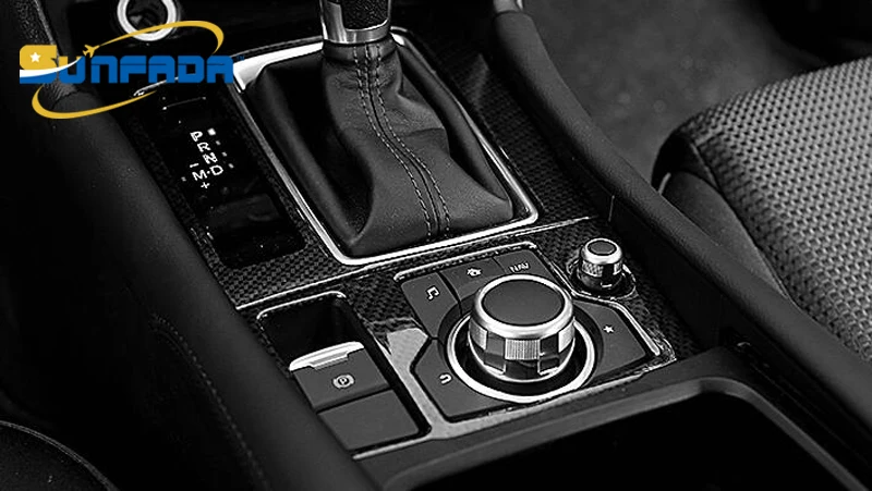 Sunfada Авто Шестерни Панель Нержавеющая сталь украшения Чехлы для автомобиля Mazda 3