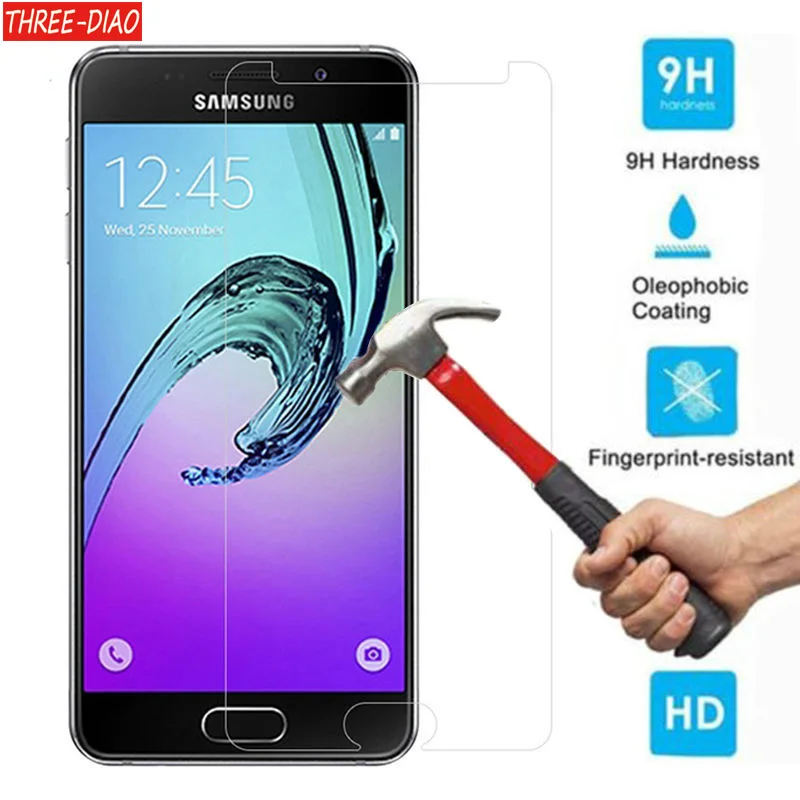 THREE-DIAO закаленное стекло для samsung Galaxy A3 A5 A7 J5 J2 prime защитная пленка версия