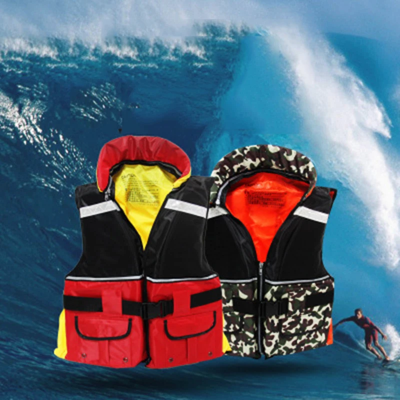 40 90 кг Товары для безопасности воды взрослых плавучесть костюм красный или