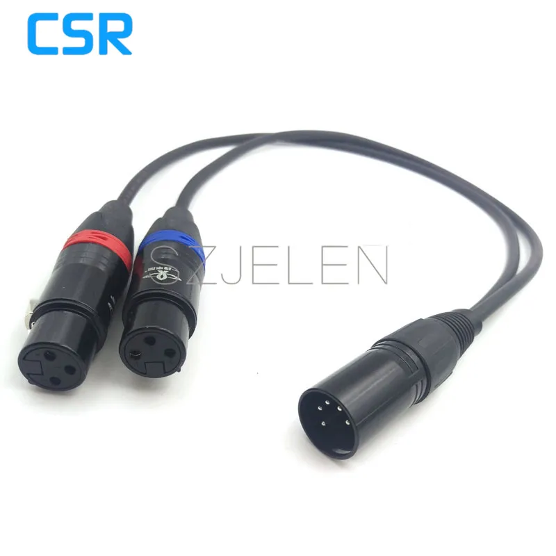 Камера Арри Двухканальный аудио сигнал XLR 5 контактный (папа) для двух 3 разъем