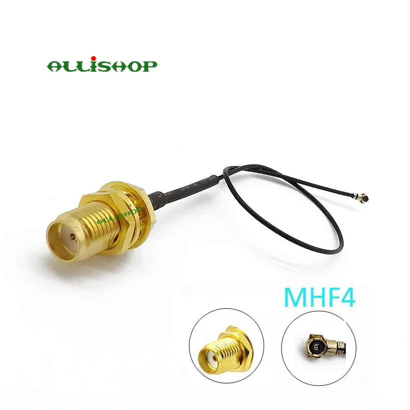 Перемычка ALLiSHOP IPX IPEX U.FL MHF4 в гнездо SMA RF Pigtail 0 81 мм для беспроводной маршрутизатора
