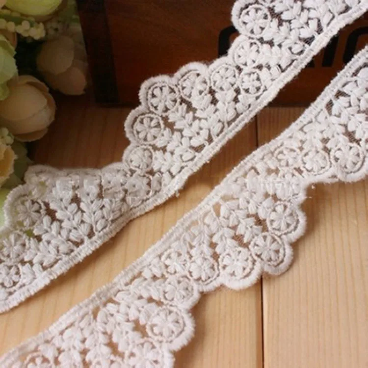 Meetee 5yards/lot 3.3CM Lace Frabric Trimming Accessories Cotton Exquisite Trim Clothing Decorarion ZK5061 | Дом и сад