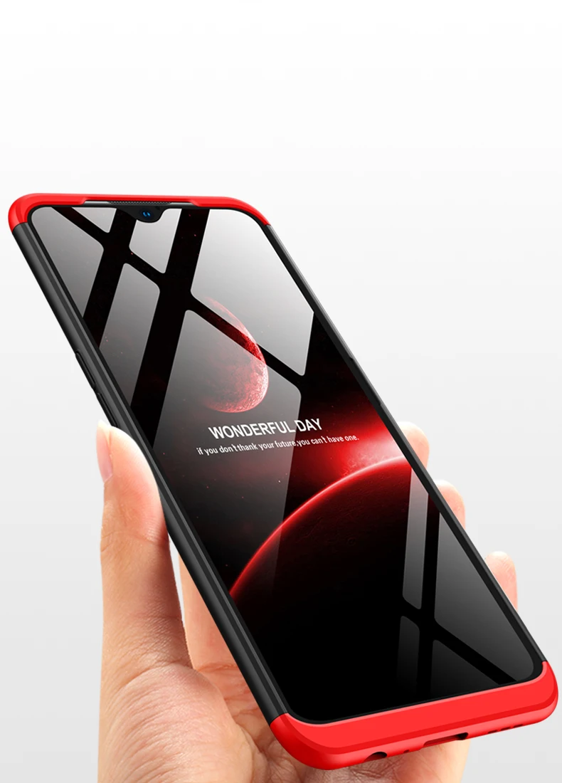 Y12 Роскошный чехол для телефона для VIVO Y12, чехол, полное защитное кольцо, магнитный держатель, PC противоударный чехол для VIVO Y12 Coque