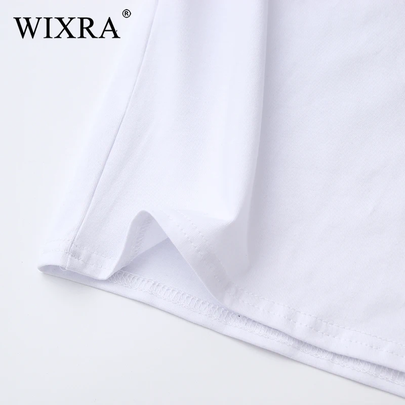 Женская футболка с коротким рукавом Wixra мягкая хлопковая Футболка принтом и