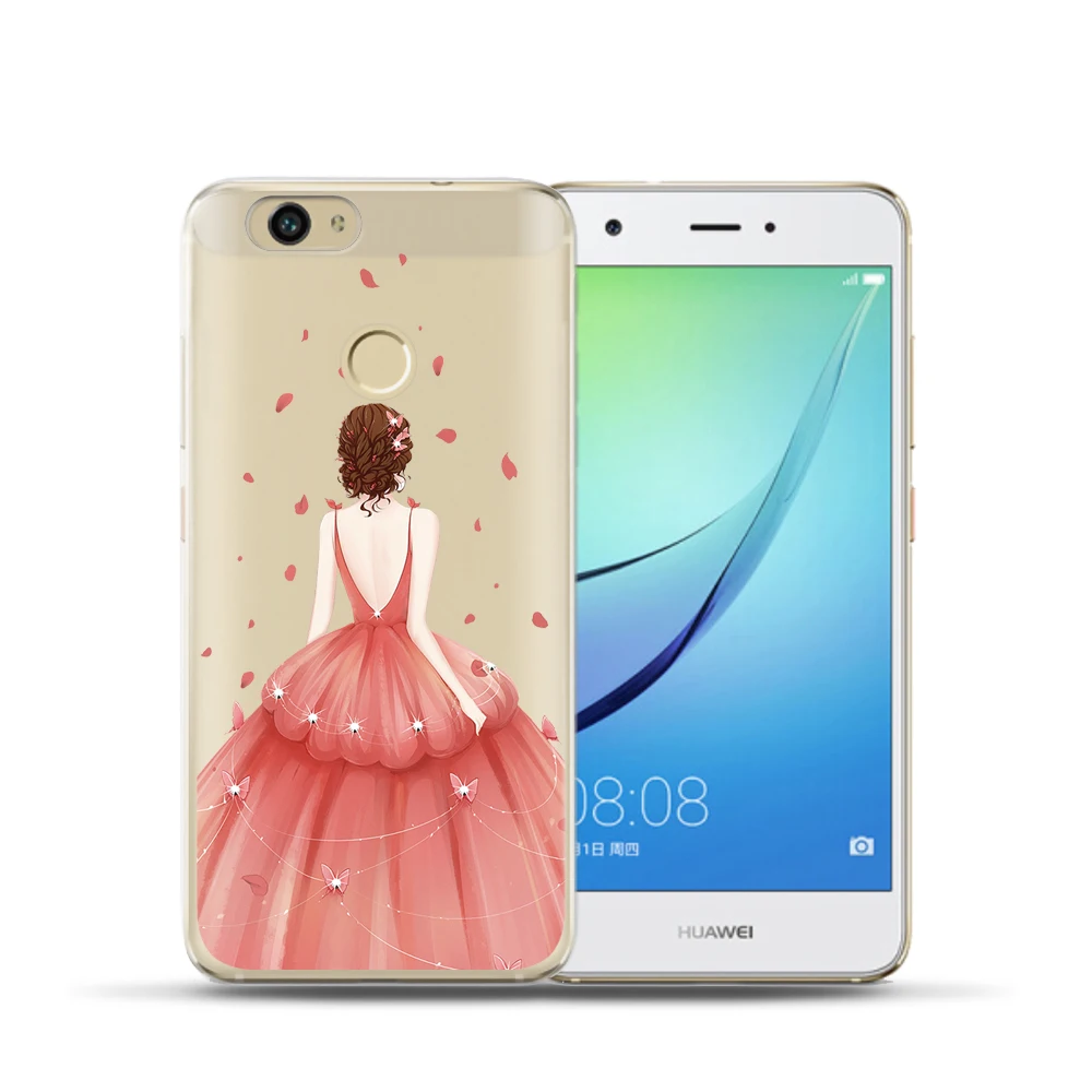 Модный изящный Мягкий Силиконовый ТПУ чехол для телефона Huawei Honor 9 6A P10 Y5 Y6 II Pro Y7 Nova