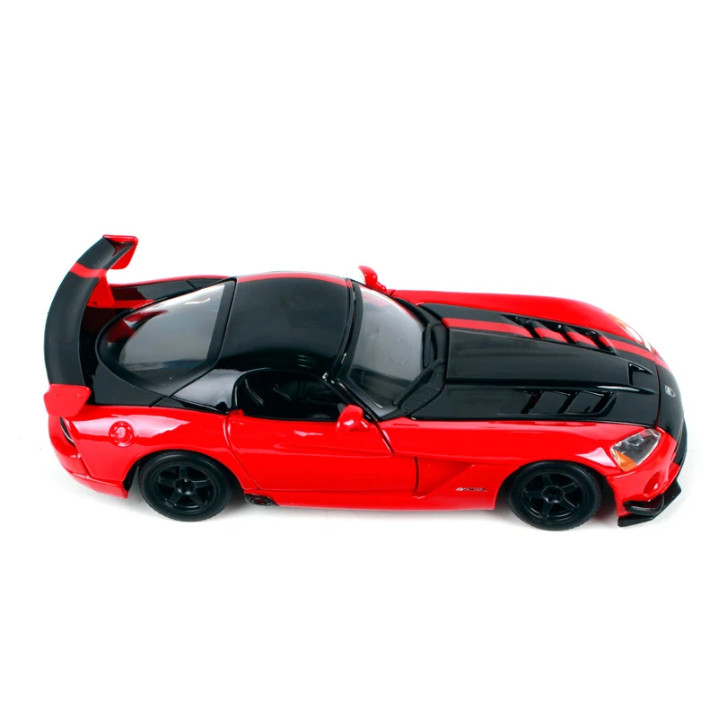 Bburago 1:24 dodge viper srt 10 acr красный оранжевый автомобиль литья под давлением гоночный автомобиль модель сбора для детей Подарки