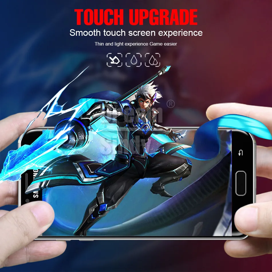 Полное покрытие мягкая защитная Гидрогелевая пленка для samsung Galaxy S6 S7 Edge S8 S9 Plus Note 8 Защитная пленка(не стекло