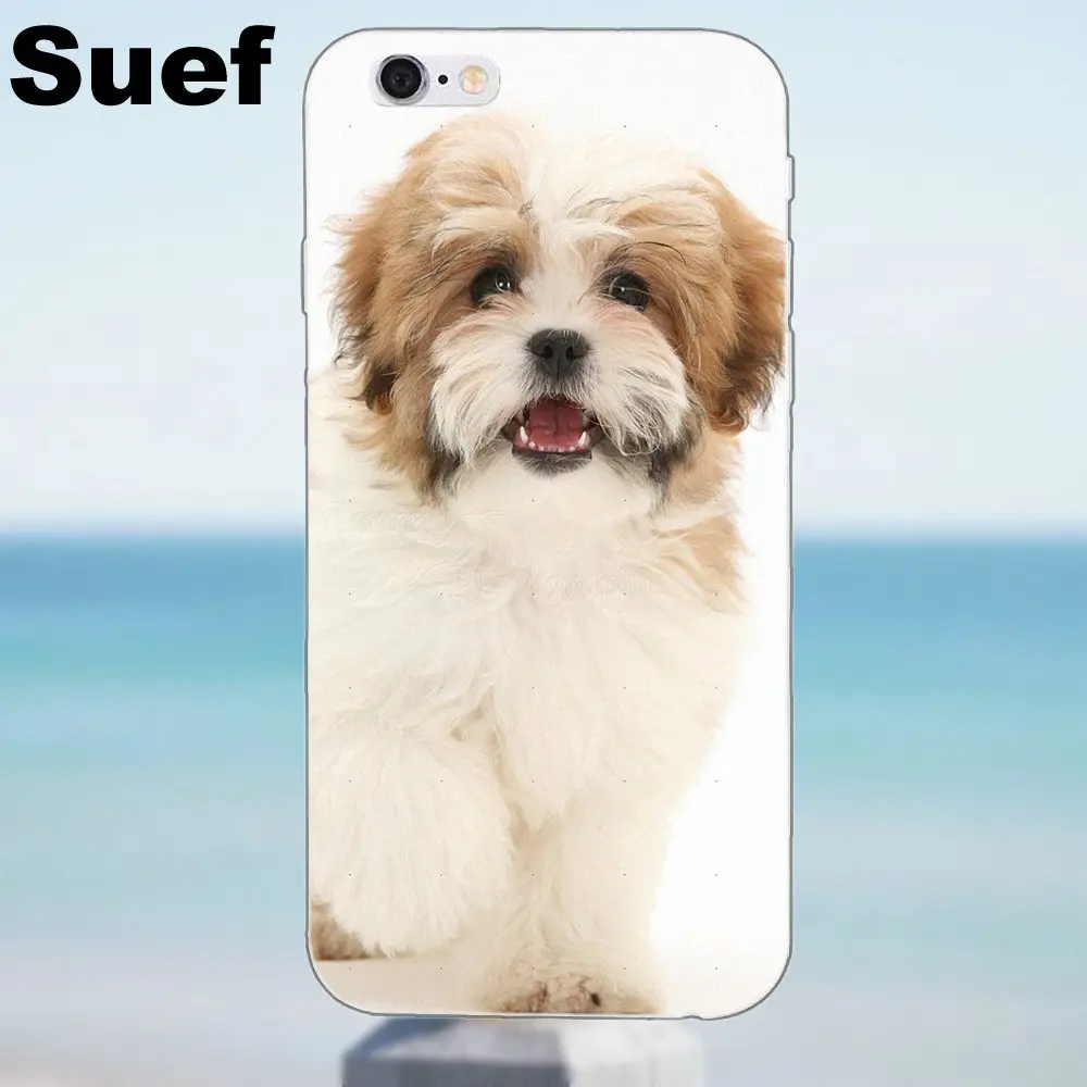 Suef Shih Tzu Shitzu Щенячий щенок для iPhone X 4 4S 5 5S 5C SE 6 6S 7 8 Plus Samsung Galaxy J1 J3 J5 J7 A3 A5 2016 2017|for