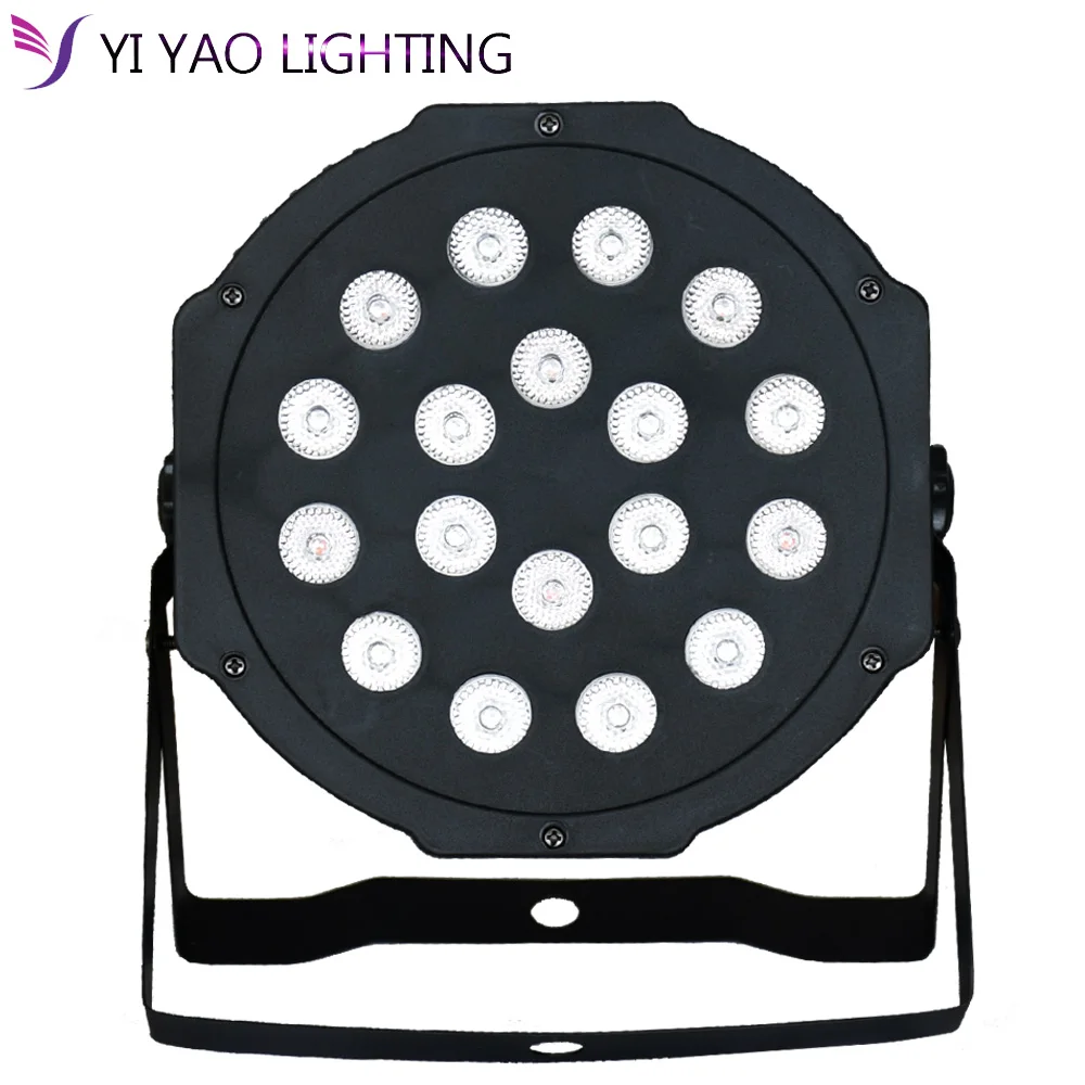 18X3 W светодиодные par-прожекторы RGB DMX512 лампа освещение для сцены Голосовая активация для dj музыки