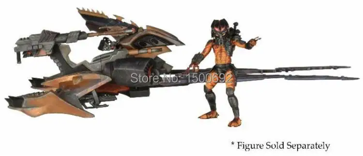 NECA Predator The Ultimate Alien Hunter Blade Fighter с захватом челюсти и стреляющей ракеткой