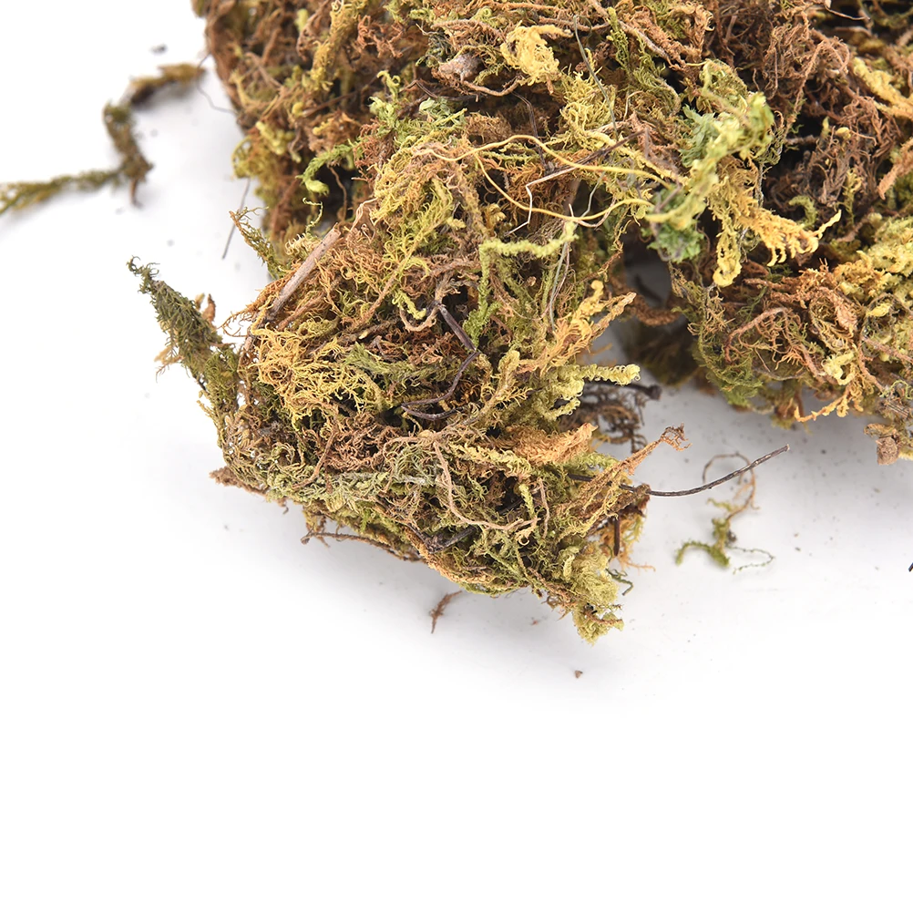 10 г/пакет Искусственный мох декоративные растения ваза шелковые цветы