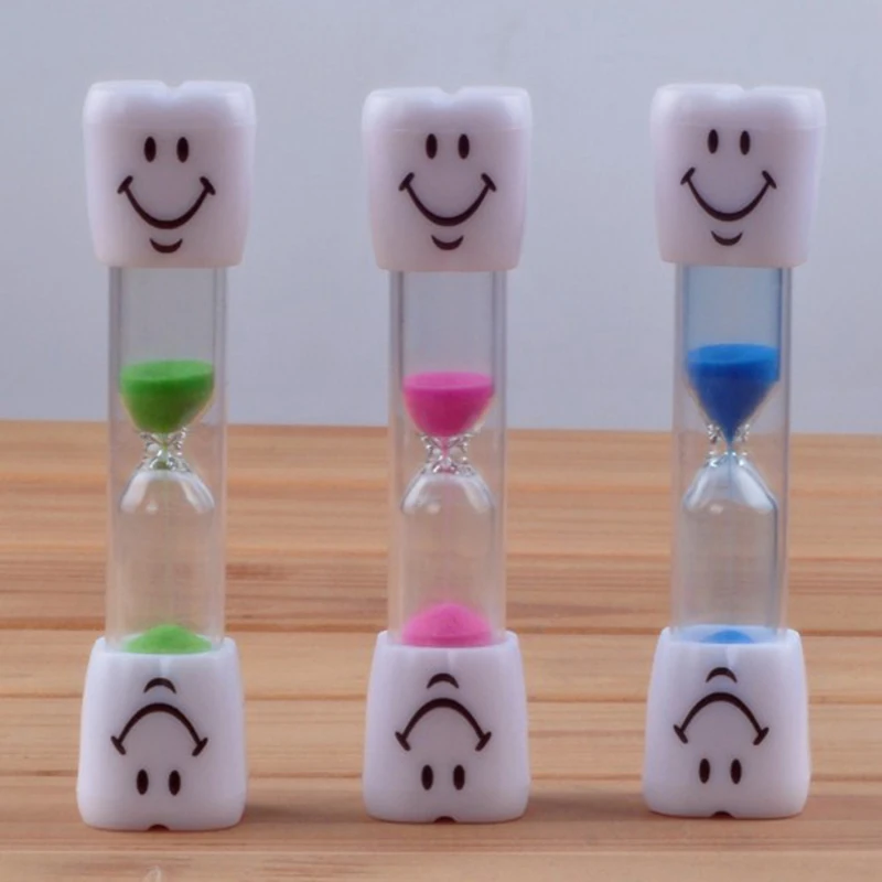 Горячая продажа таймер для зубной щетки ~ 2 минутный смайлик песочные чистки