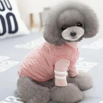 Kawaii Cat Одежда для собак одежда Чихуахуа Йорк бульдог Schnauzer Corky Bomei модные толстовки - Цвет: Розовый
