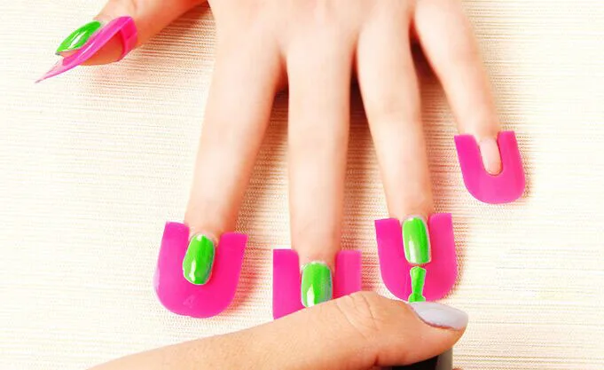 Новый пластиковый зажим для лака ногтей 26x защиты от затопления + 1 шт. набор