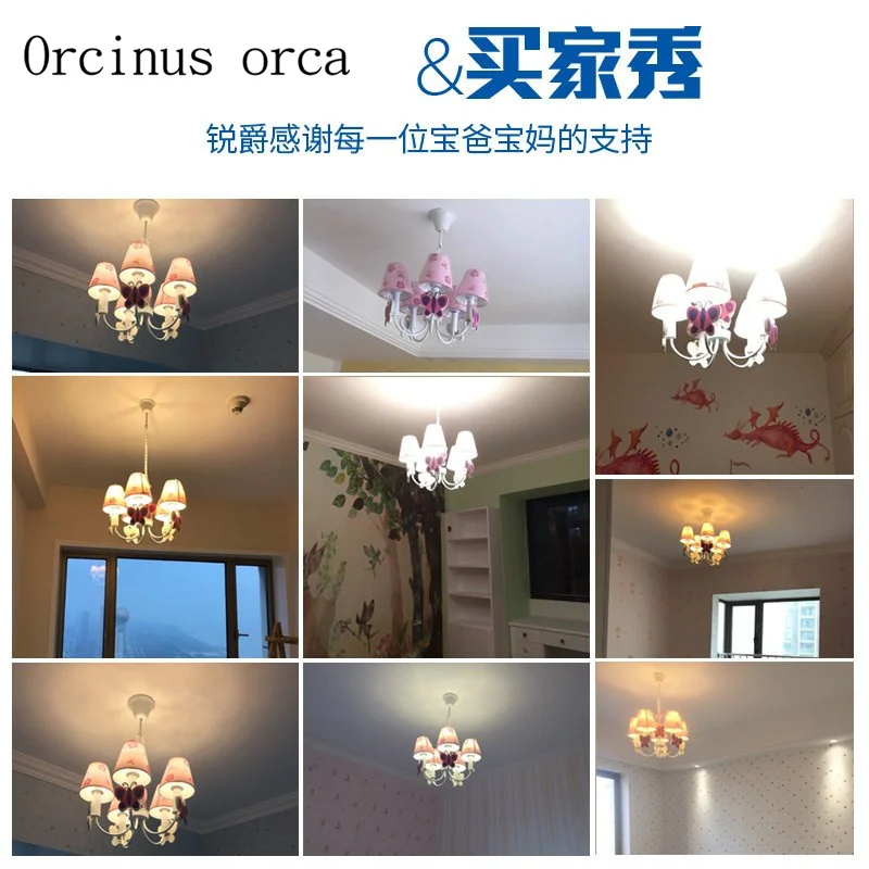 Подвесная лампа с милым мультяшным рисунком для детской комнаты светодиодная