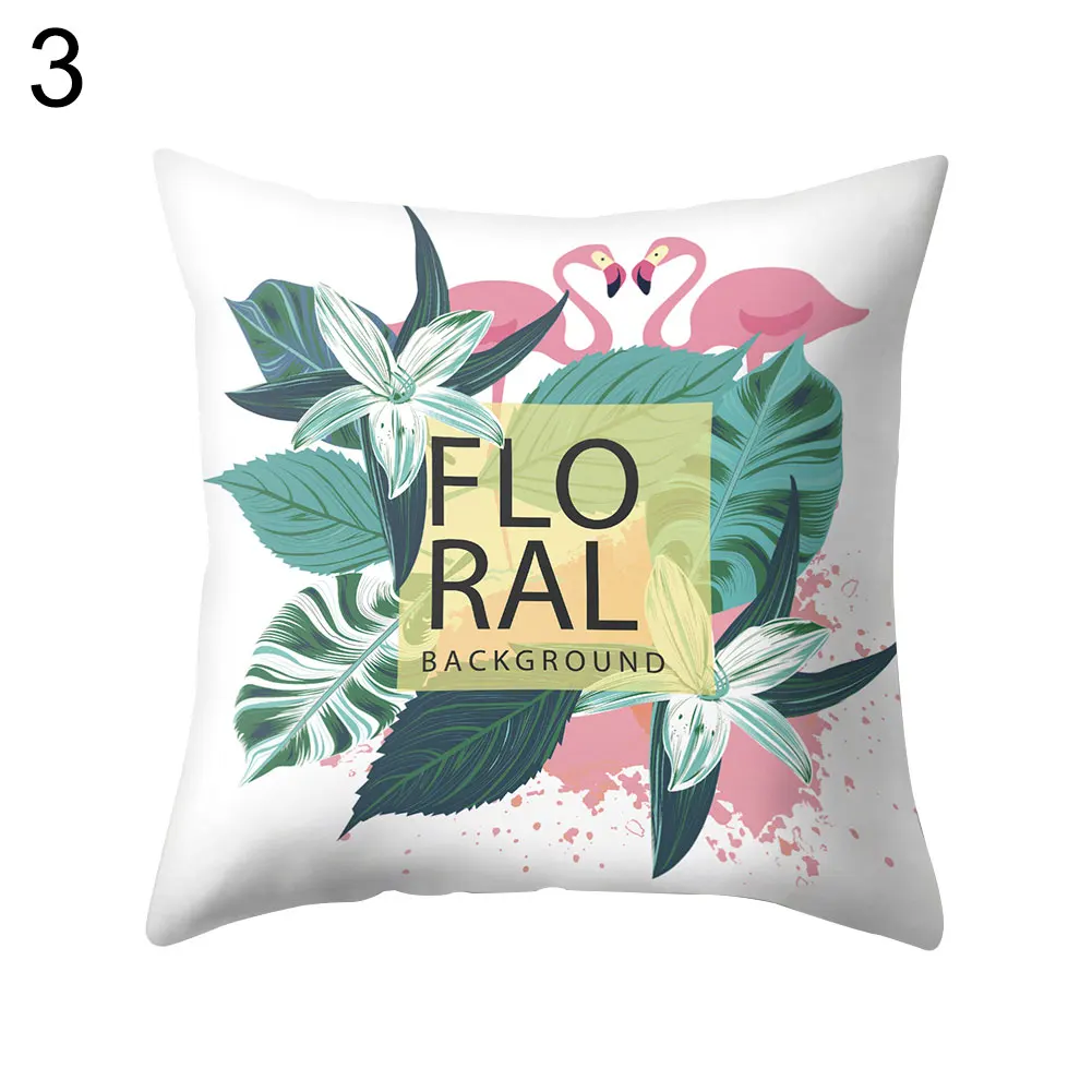 Мягкий чехол для подушки с принтом фламинго офис Домашний декор | Дом и сад